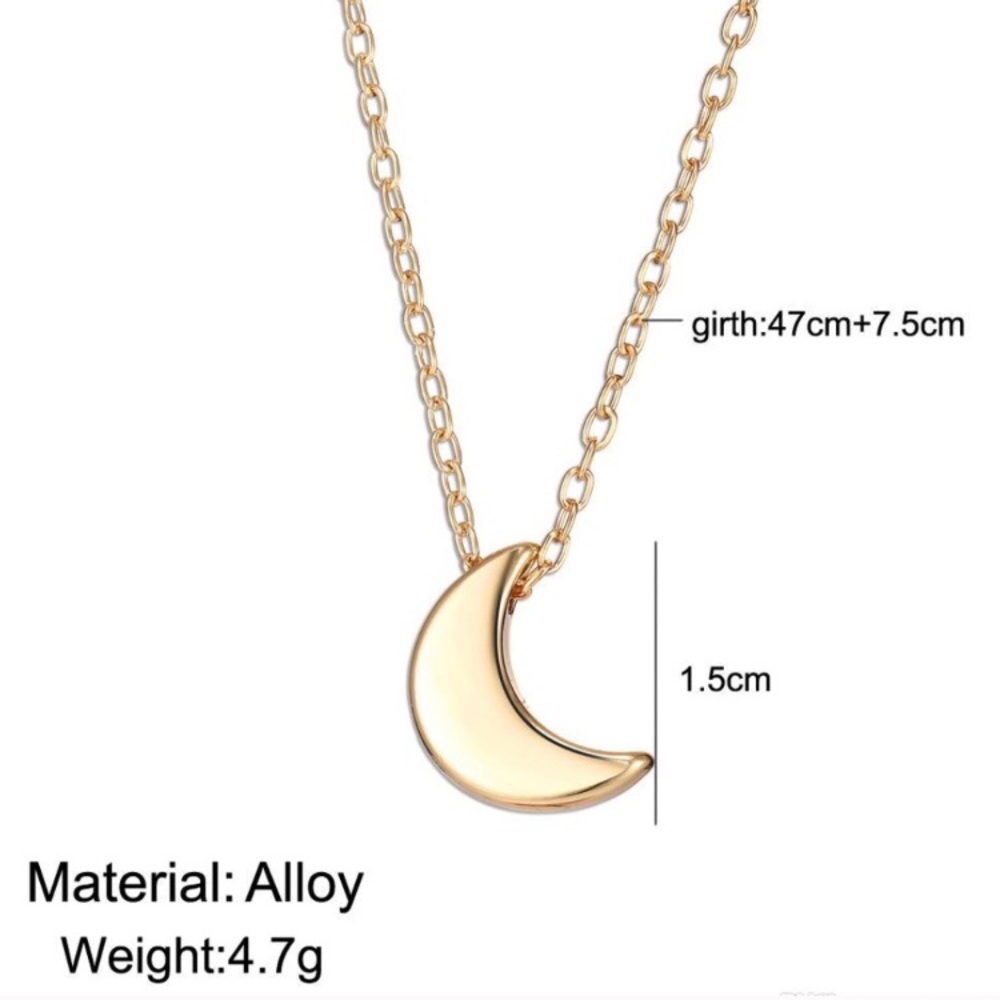 Moon Pendant Necklace - Picture 3 of 4